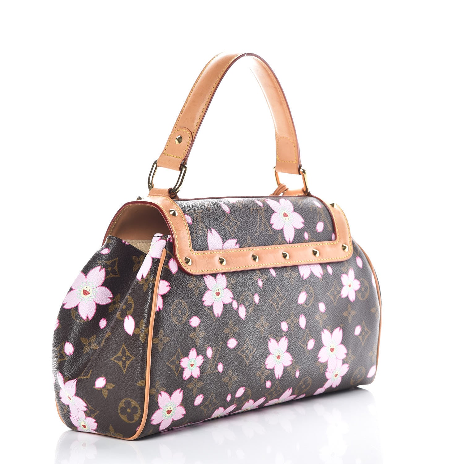 Louis Vuitton Monogram Cherry Blossom Sac Retro Bag Brown 3 of 18