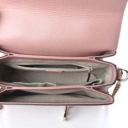 Gucci Dollar Calfskin Interlocking G Top Handle Shoulder Bag Soft Pink 5 of 8