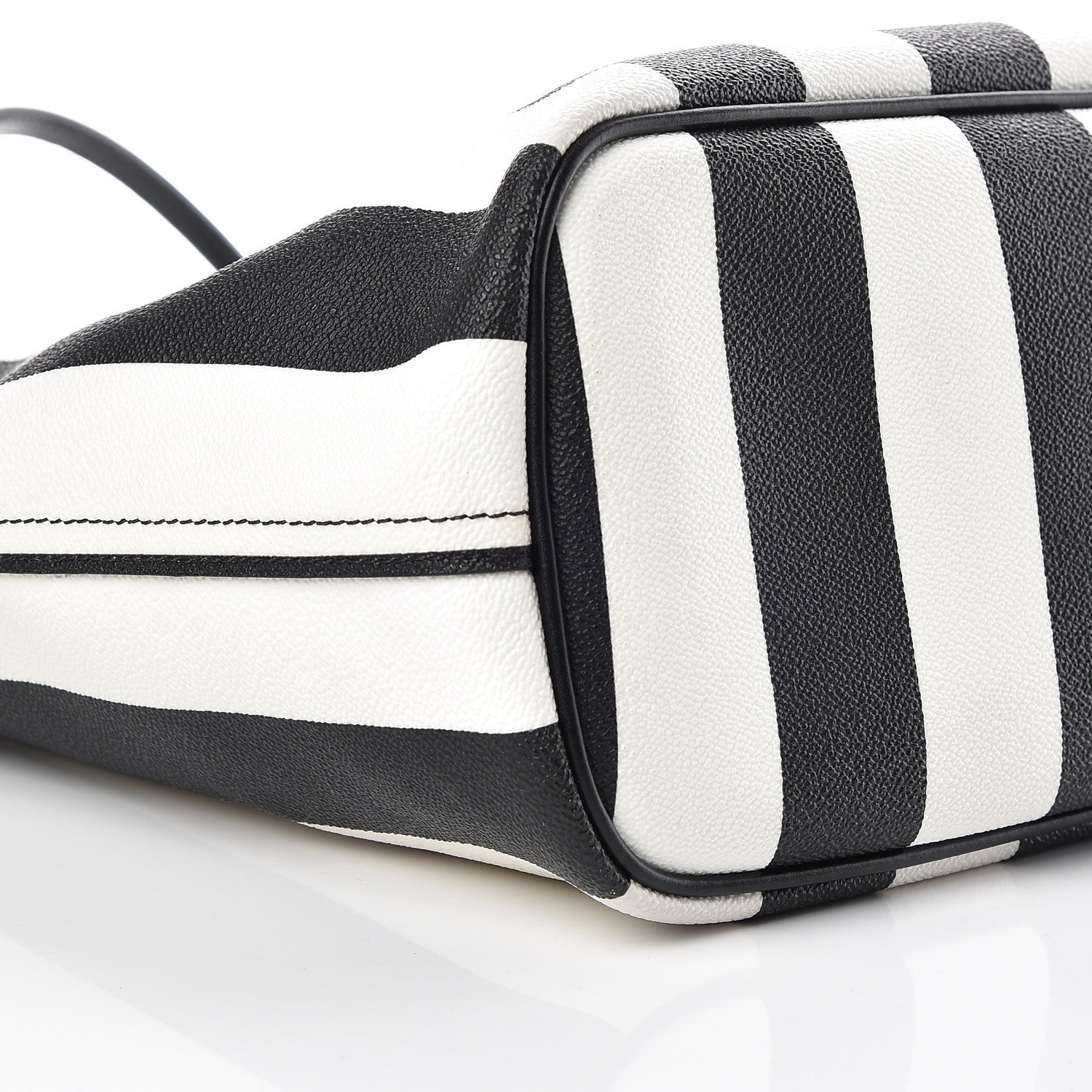 Givenchy Coated Canvas Striped Large Antigona Tote Black White 16 of 23
