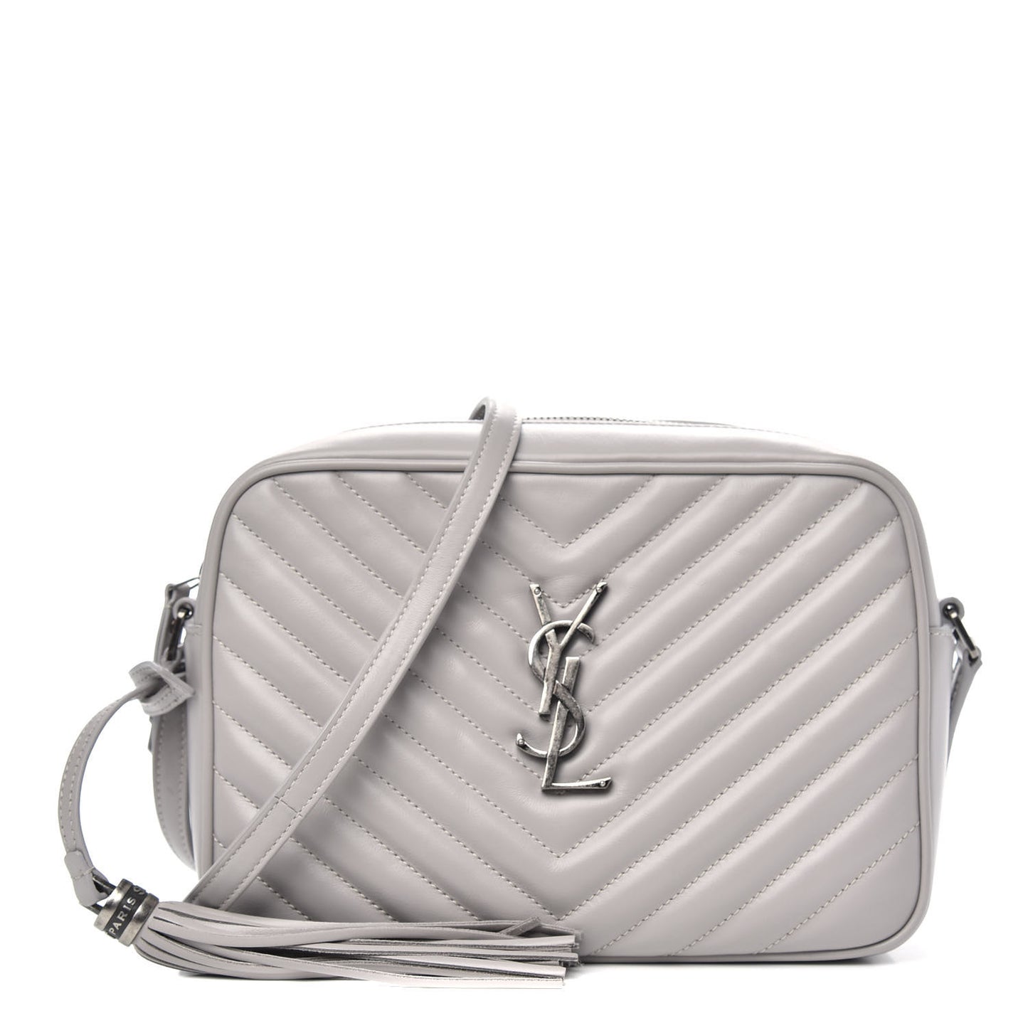 Calfskin Matelasse Monogram Lou Camera Bag Granite