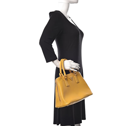 Prada Saffiano Lux Medium Promenade Tote Mimosa 2 of 10