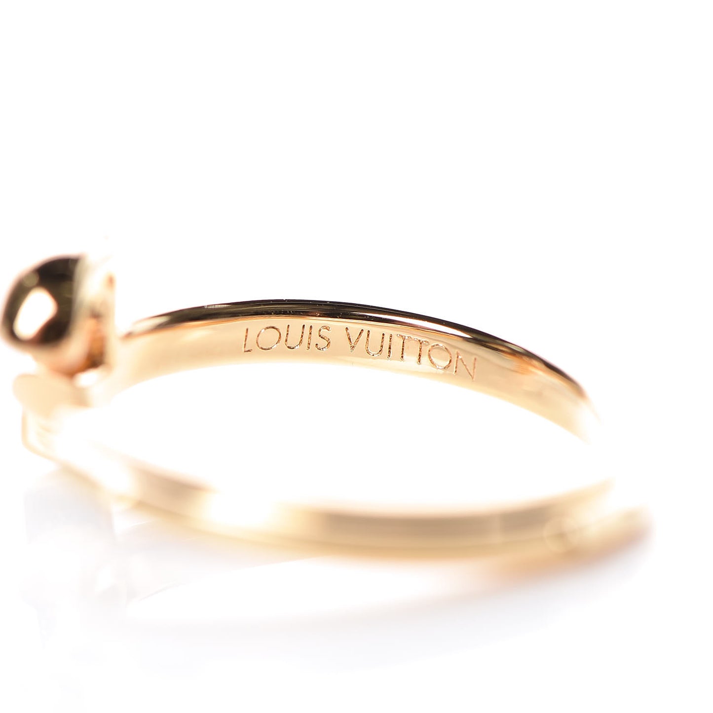 LV And Me Letter F Ring M Gold