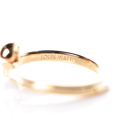 Louis Vuitton LV And Me Letter F Ring M Gold 5 of 7