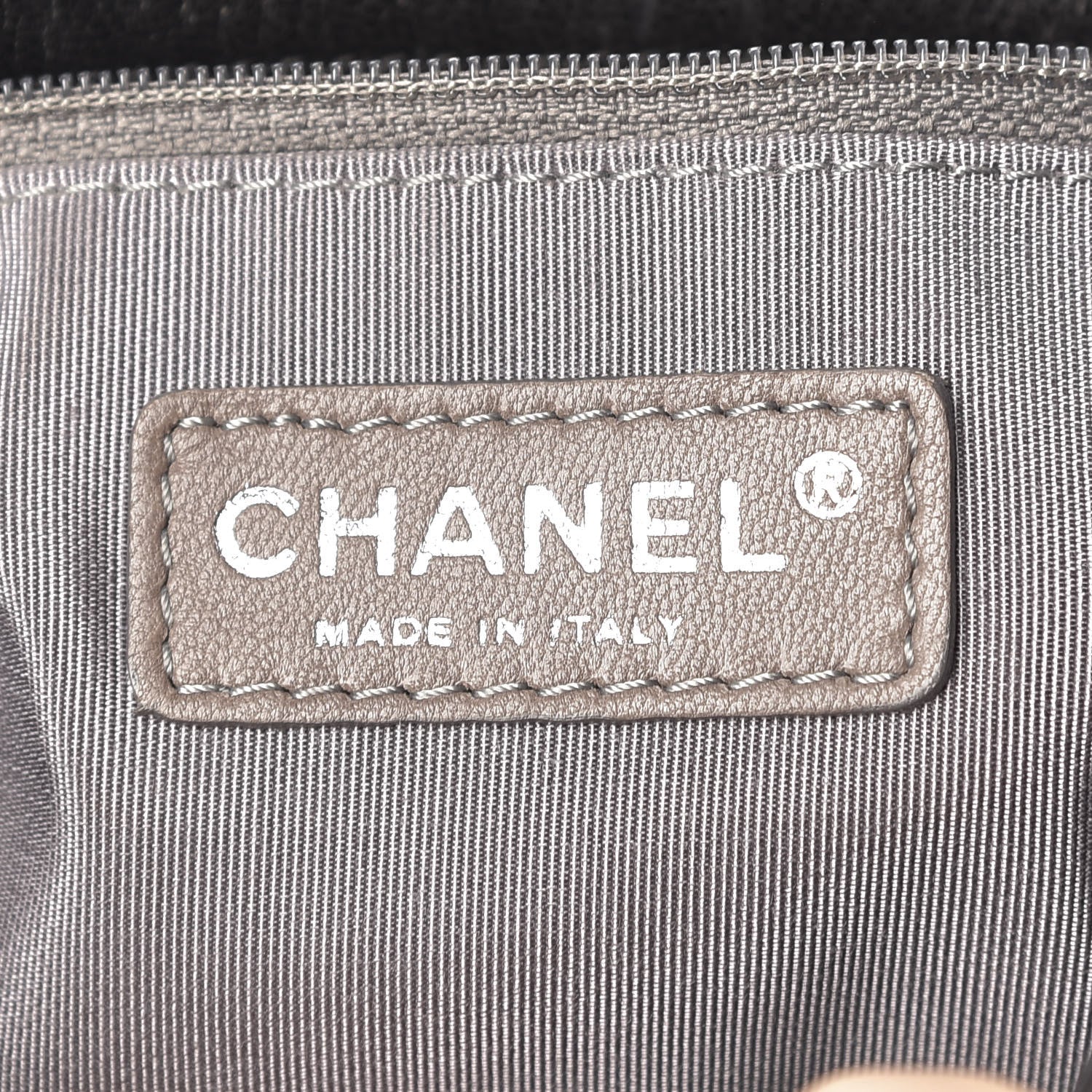 Chanel Lambskin Quilted Bi-Color Medium Single Flap Black Beige 8 of 9