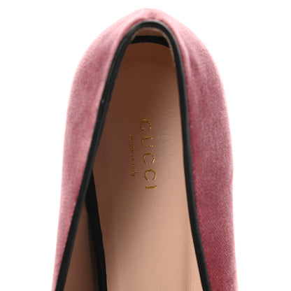 Gucci Velvet Etoile Pearl Embellished Loafers 40 Tibet Red 8 of 9