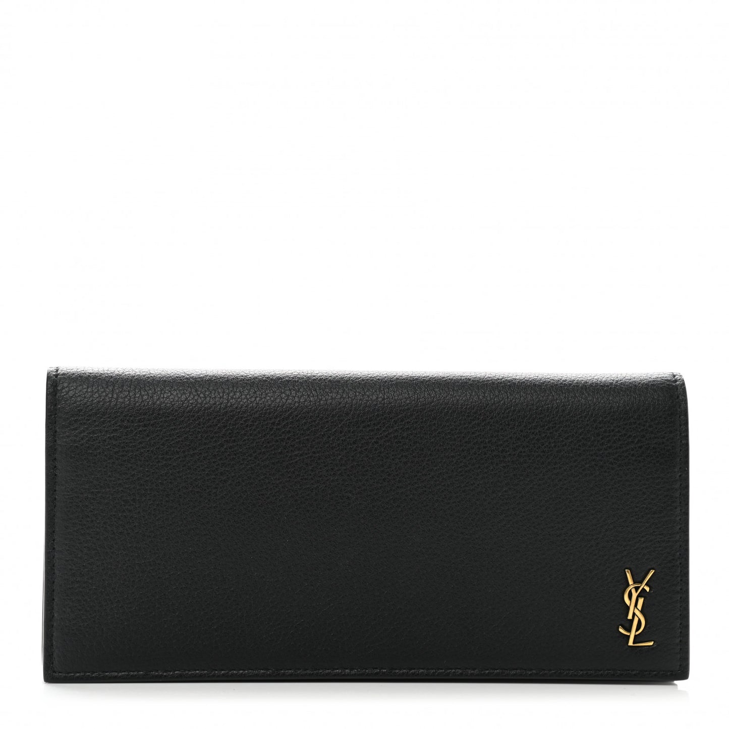 Calfskin Tiny Monogram Cassandre Wallet Black