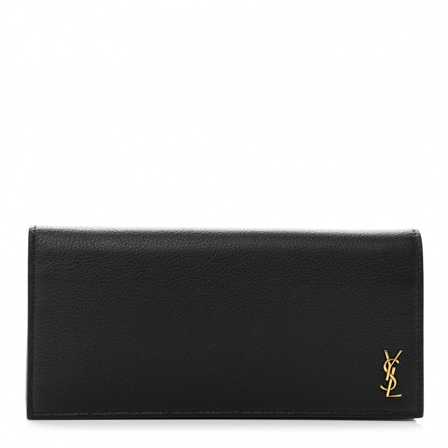 Saint Laurent Calfskin Tiny Monogram Cassandre Wallet Black 1 of 7