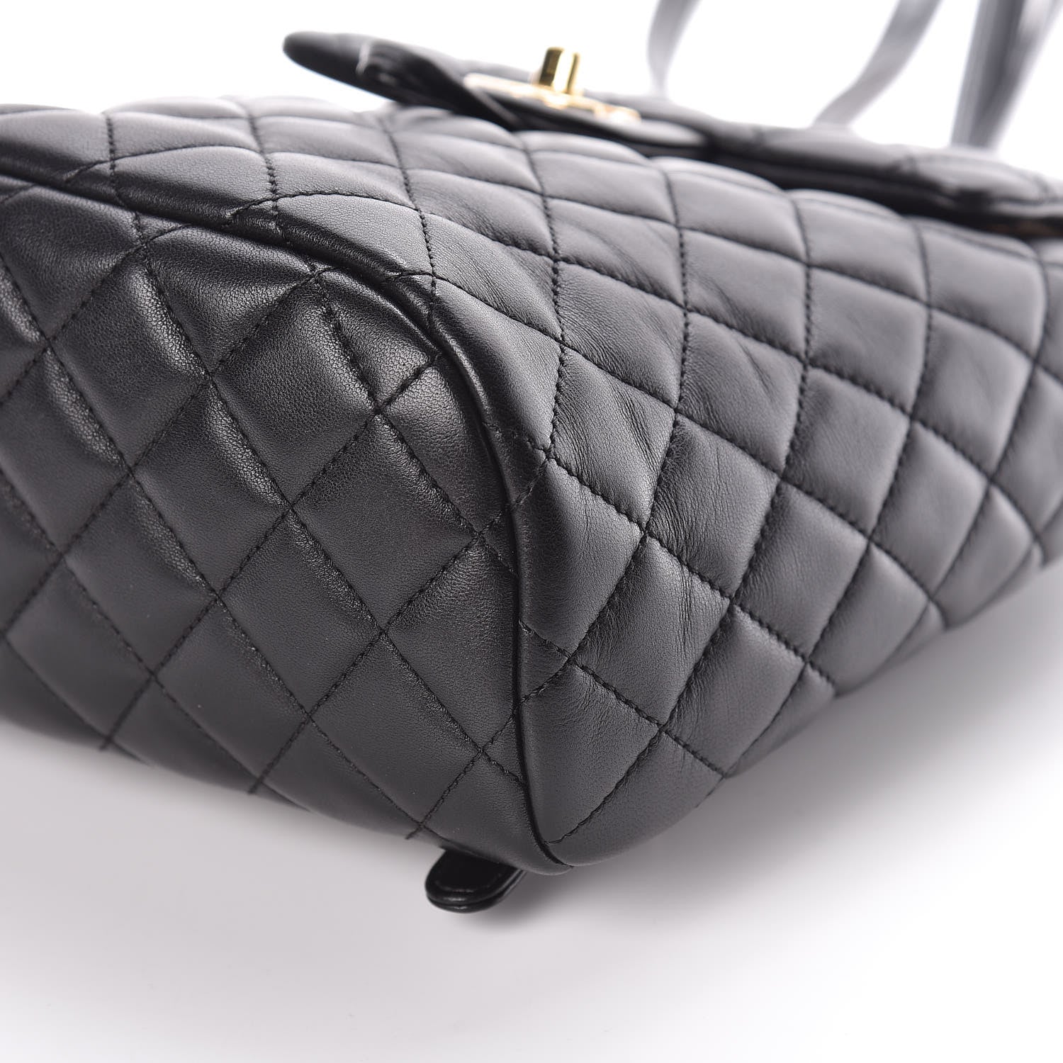 Chanel Calfskin Quilted Mini Urban Spirit Backpack Black 9 of 10