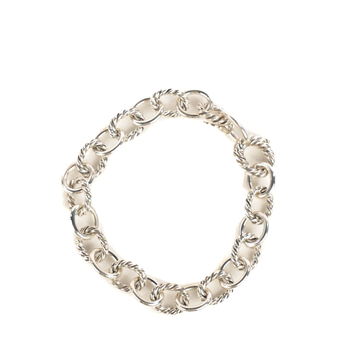 Sterling Silver 10mm Medium Oval Link Bracelet