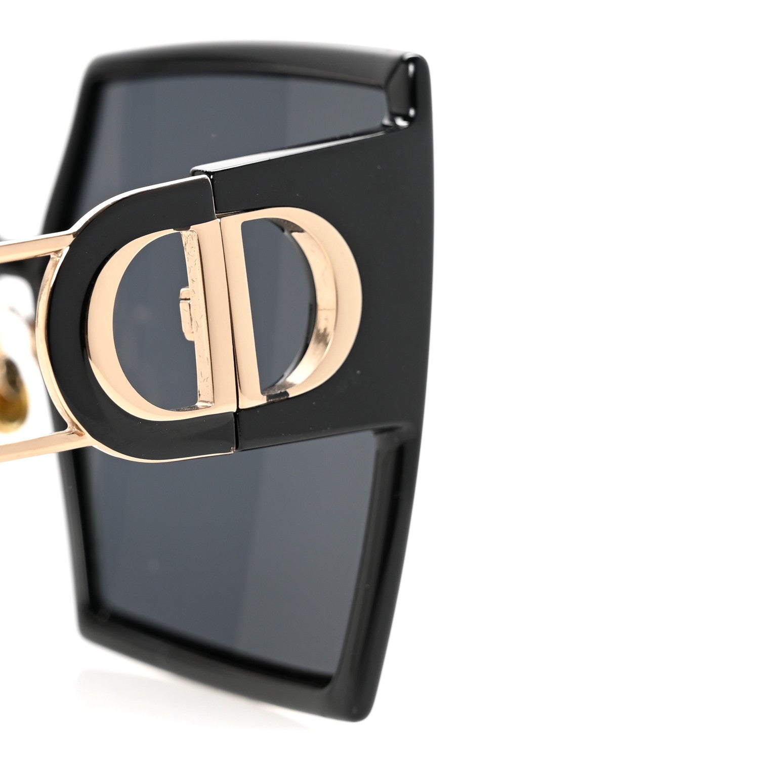 Christian Dior Acetate Square 30 Montaigne Sunglasses Black 13 of 14