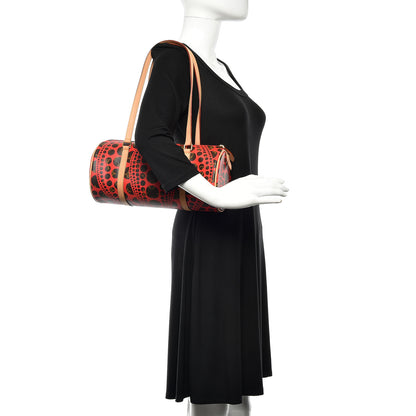 Louis Vuitton Monogram Kusama Pumpkin Dots Papillon 30 Red 2 of 9