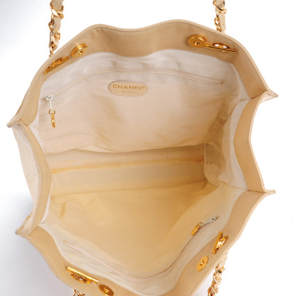 Chanel Lambskin Quilted Shoulder Bag Beige 5 of 9