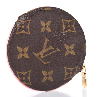 Louis Vuitton Monogram 2020 Christmas Animation Swing Ride Round Coin Purse Pink Poppy 3 of 8