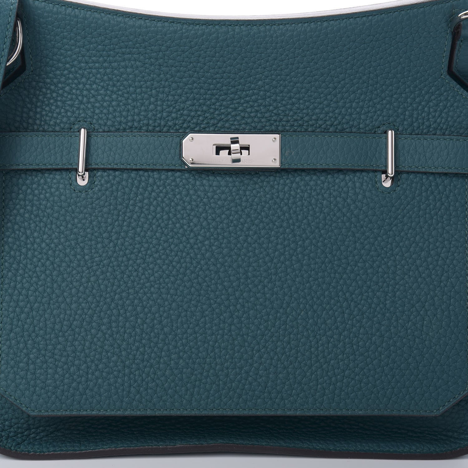 Hermes Taurillon Clemence Jypsiere 28 Vert Bosphore 8 of 10