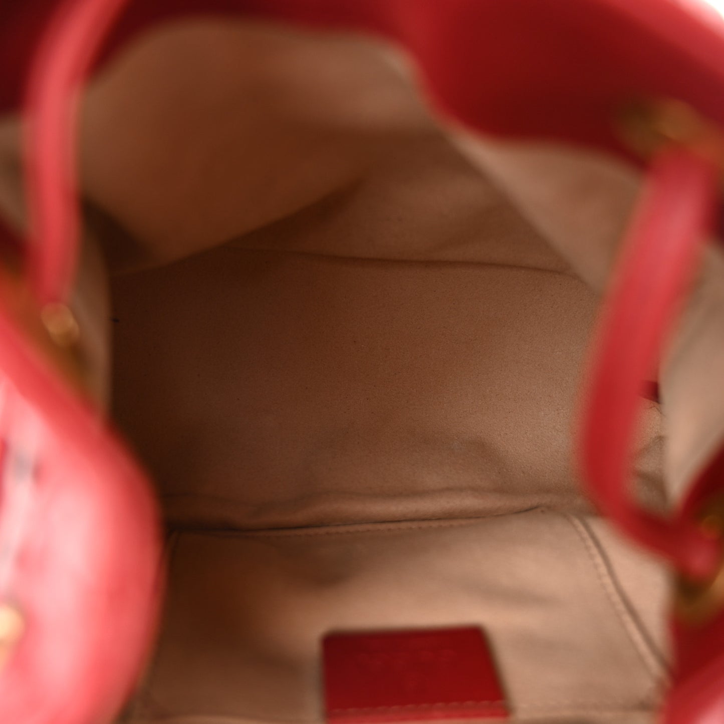 Calfskin Matelasse GG Marmont Flap Backpack Hibiscus Red