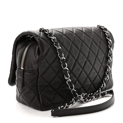 Chanel Deerskin Quilted Casual Journey Flap Brown 3 of 10