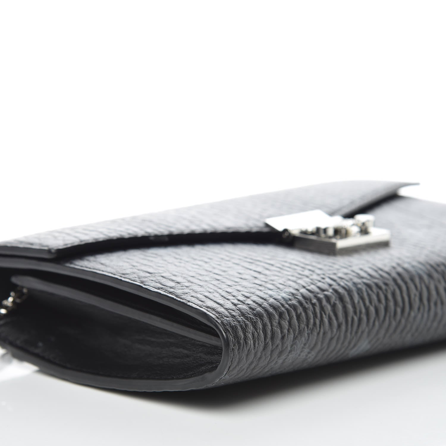 MCM Visetos Patricia Continental Crossbody Wallet Black 8 of 10