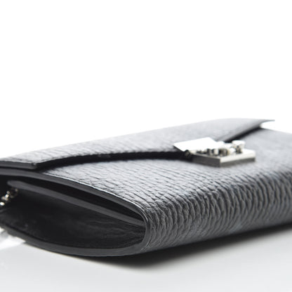 MCM Visetos Patricia Continental Crossbody Wallet Black 8 of 10