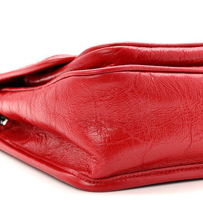 Saint Laurent Crinkled Calfskin Matelasse Monogram Baby Niki Chain Satchel Rouge Eros 9 of 10