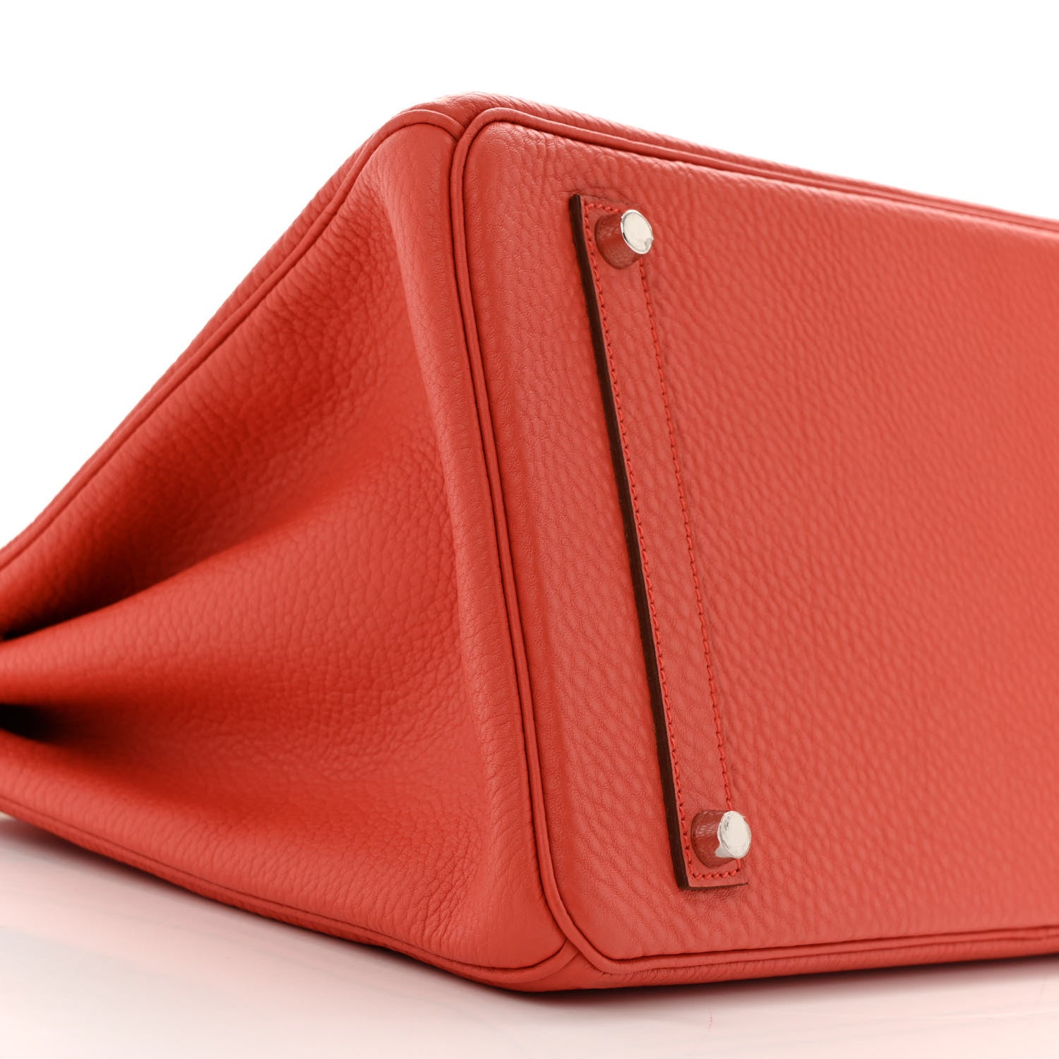 Hermes Taurillon Clemence Birkin 35 Capucine 9 of 14