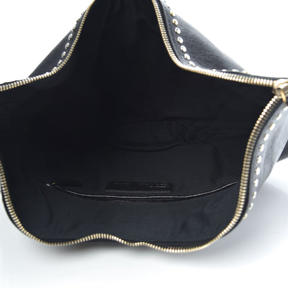 Alexander McQueen Calfskin Studded De Manta Clutch Black 5 of 11