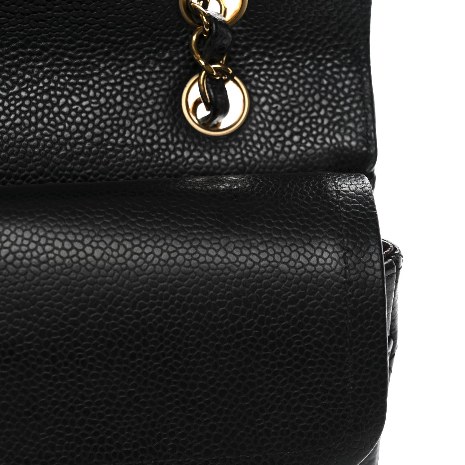 Chanel Caviar Quilted Medium Double Flap Black 11 of 12