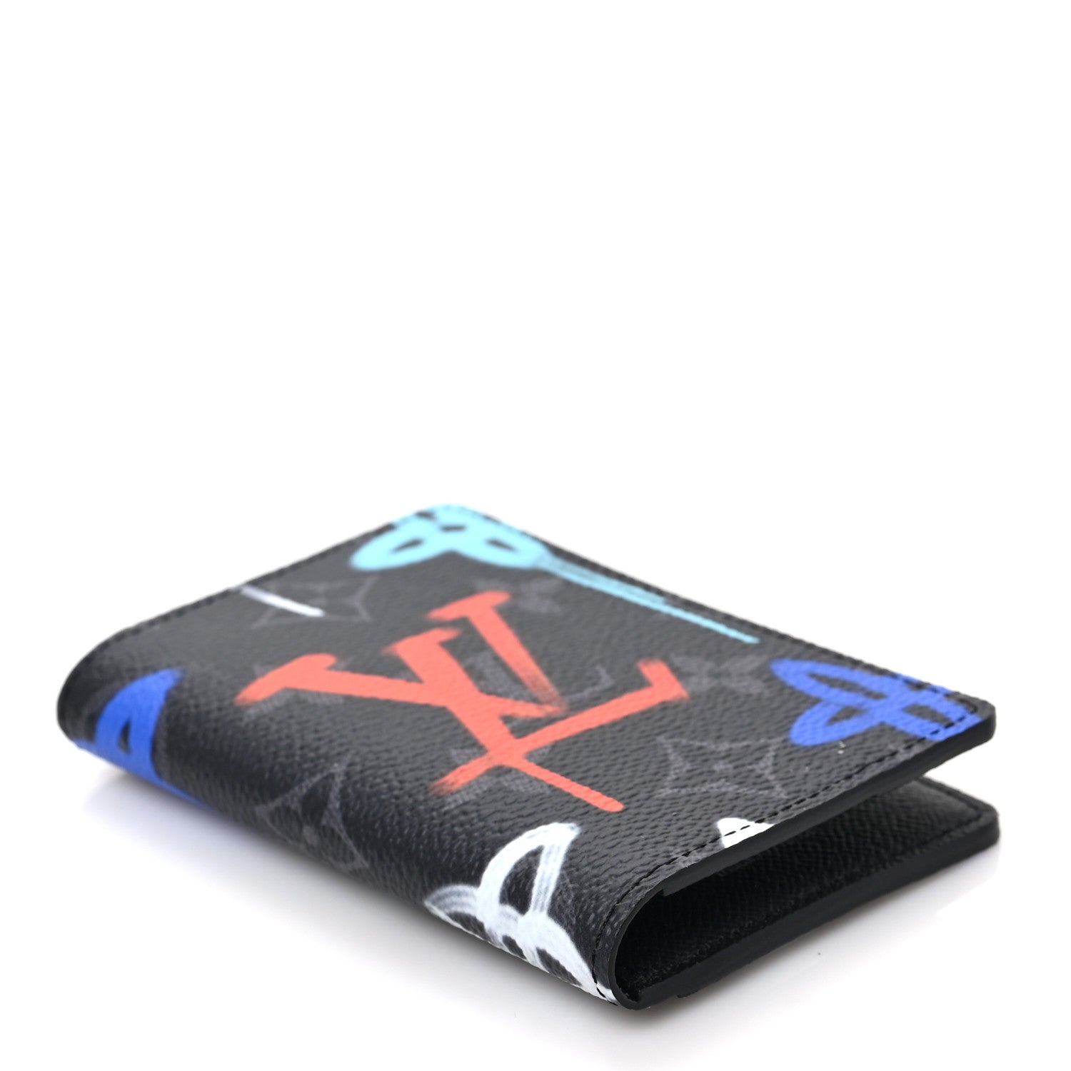 Louis Vuitton Monogram Eclipse Pocket Organizer Multicolor Lights 3 of 5