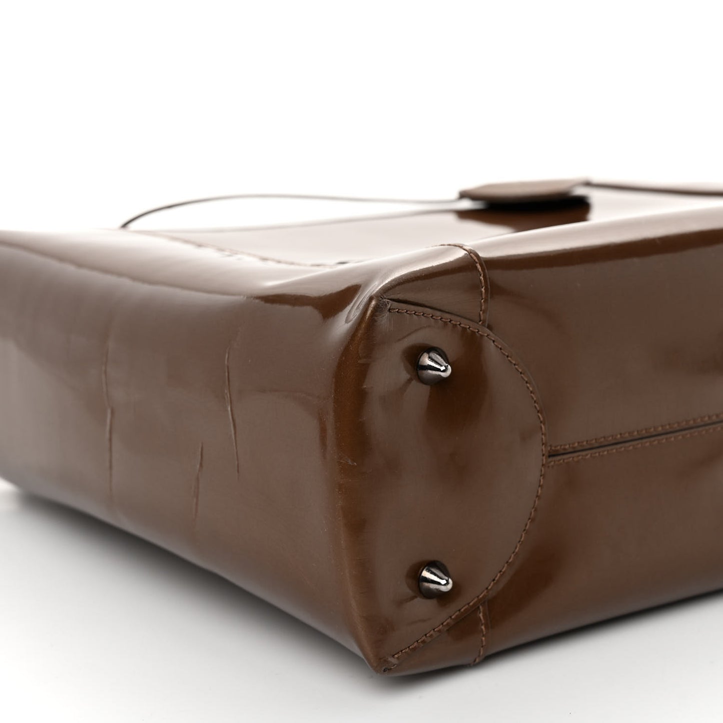 Patent Small Malice Tote Brown