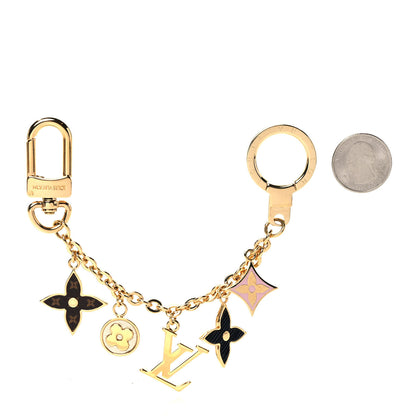 Louis Vuitton Monogram Spring Street Bag Charm Key Holder Gold 2 of 4