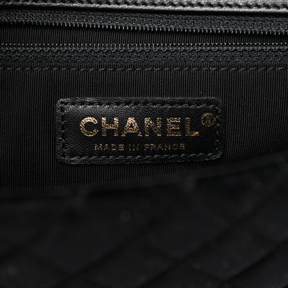 Chanel Metallic Lambskin Velvet Quilted Medium Flap Black 6 of 11