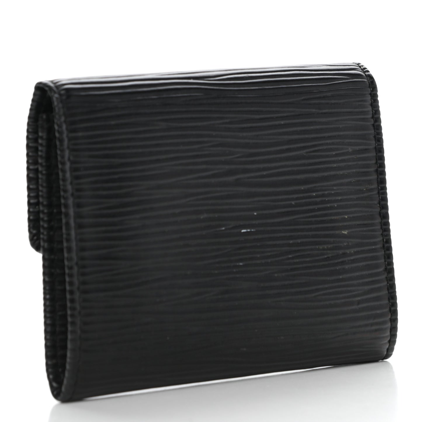 Epi Porte-Monnaie Simple Coin Purse Black