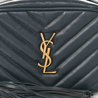 Saint Laurent SAINT LAURENT Calfskin Matelasse Monogram Lou Belt Bag Dark Smog 7 of 10