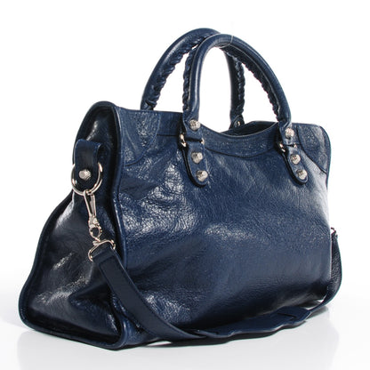 Balenciaga Agneau Giant 12 Silver Hardware City Bleu Obscur 7 of 13