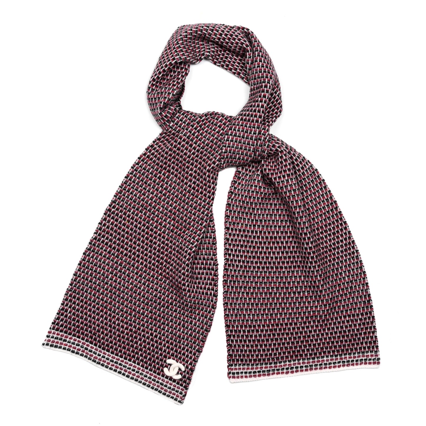 Cashmere Blend CC Scarf Pink Multicolor
