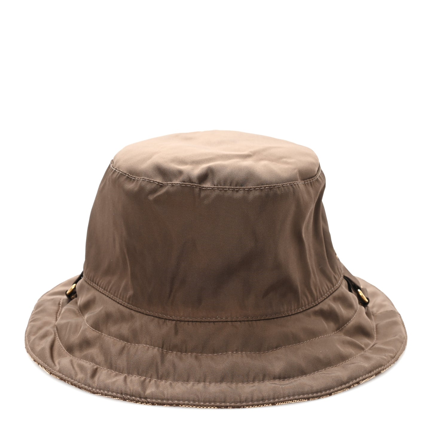Canvas Monogram Reversible Bucket Hat XXL Brown
