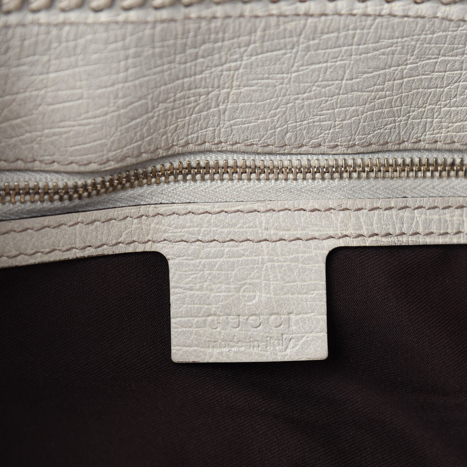 Gucci Monogram Large Horsebit Chain Hobo Off White 8 of 10