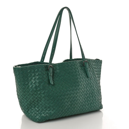 Bottega Veneta Nappa Intrecciato Medium Cesta Tote Green 2 of 10