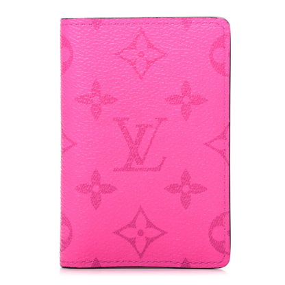 Louis Vuitton Taigarama Pocket Organizer NM Fuchsia 1 of 7