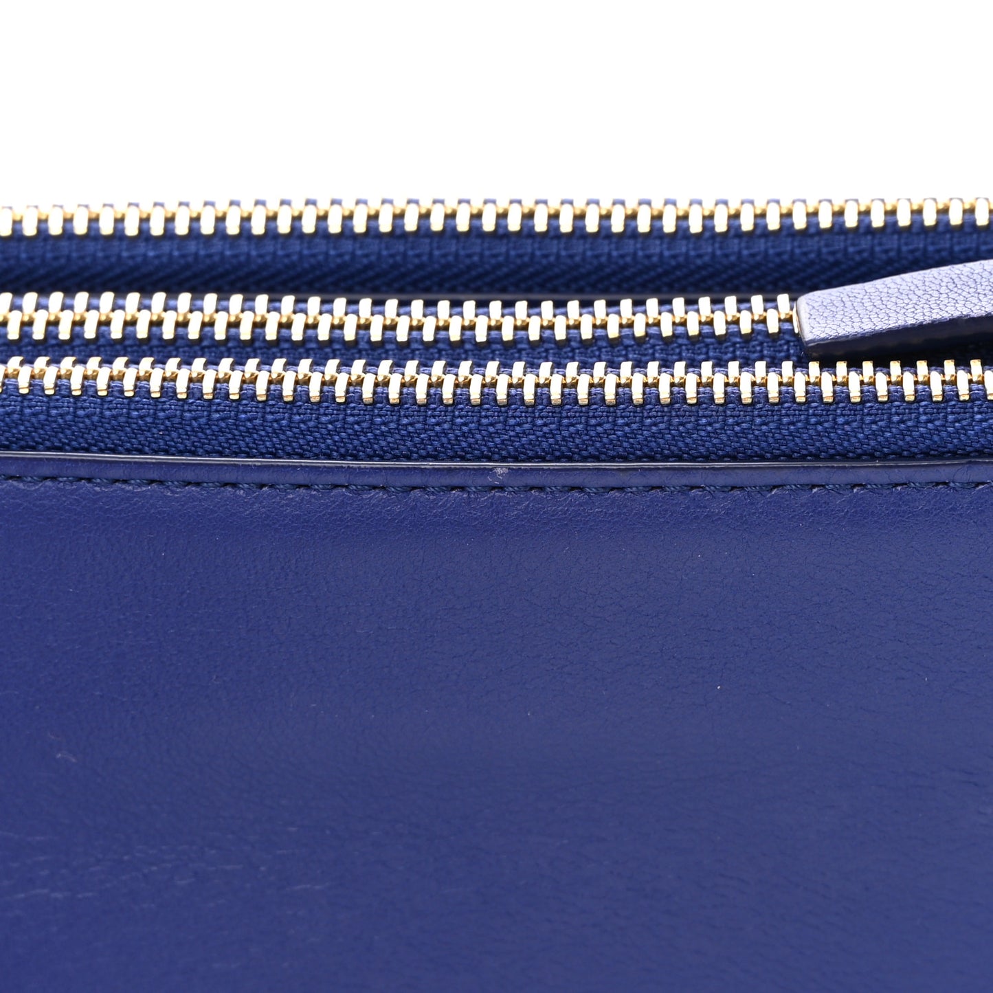 Lambskin Small Trio Crossbody Bag Indigo