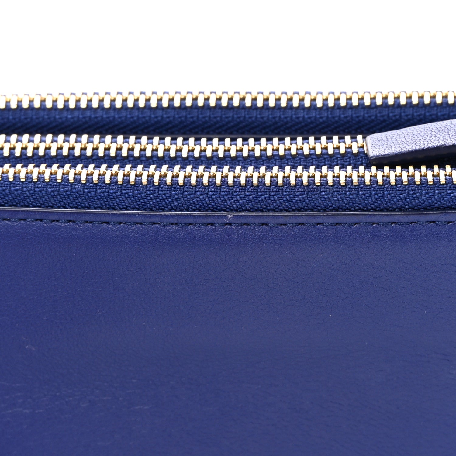 Celine Lambskin Small Trio Crossbody Bag Indigo 17 of 19