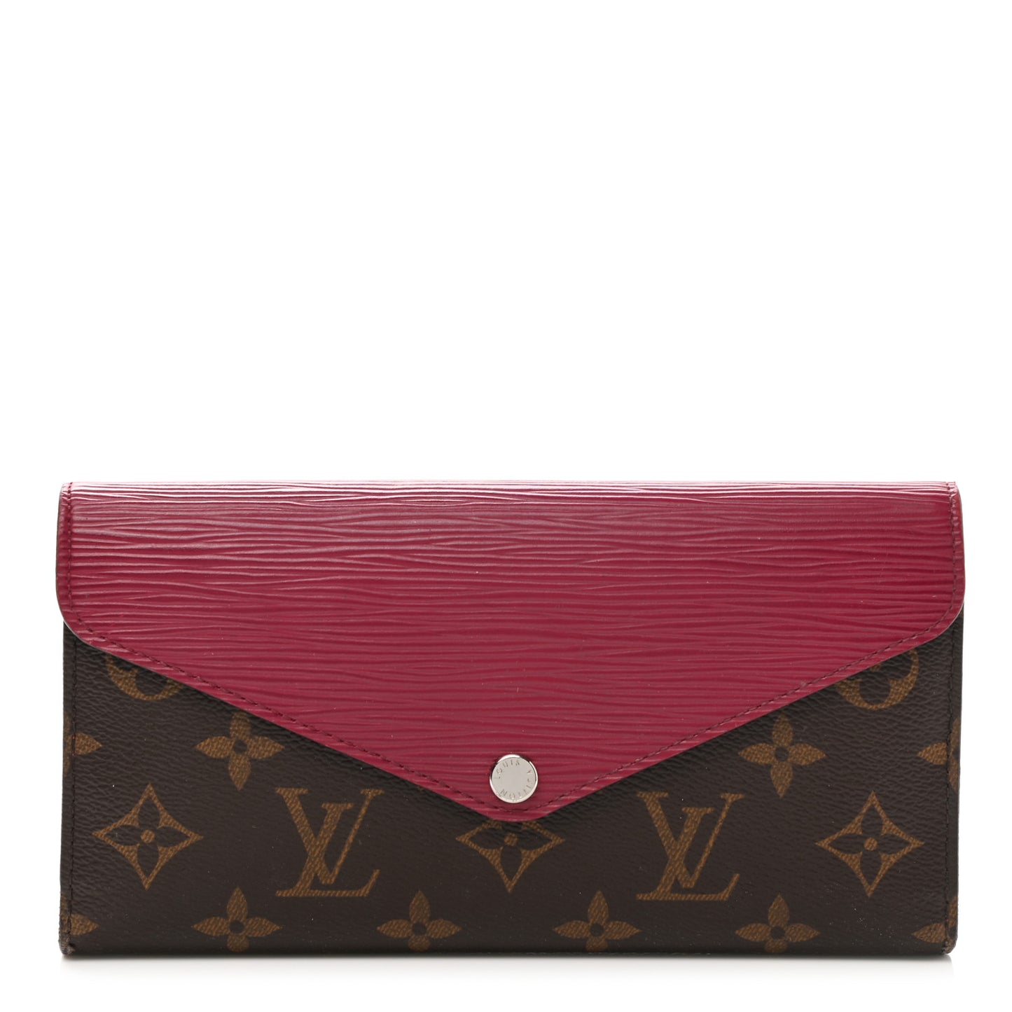 Monogram Epi Marie-Lou Long Wallet Fuchsia