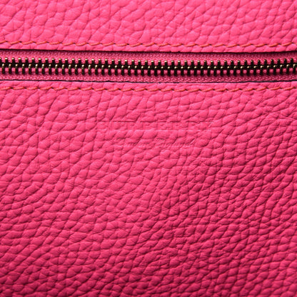 Burberry Grainy Calfskin Remington Tote Neon Pink 6 of 9