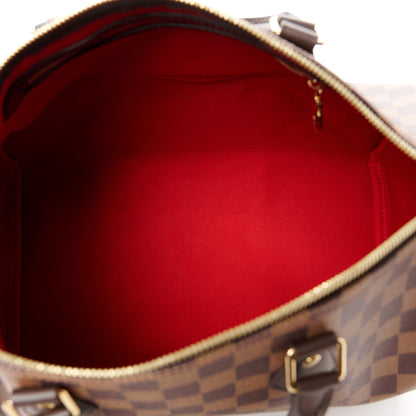 Louis Vuitton Damier Ebene Speedy Bandouliere 35 5 of 10