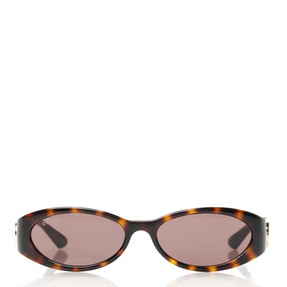 Gucci Acetate Oval Sunglasses GG1660S Tortoise 2 of 8