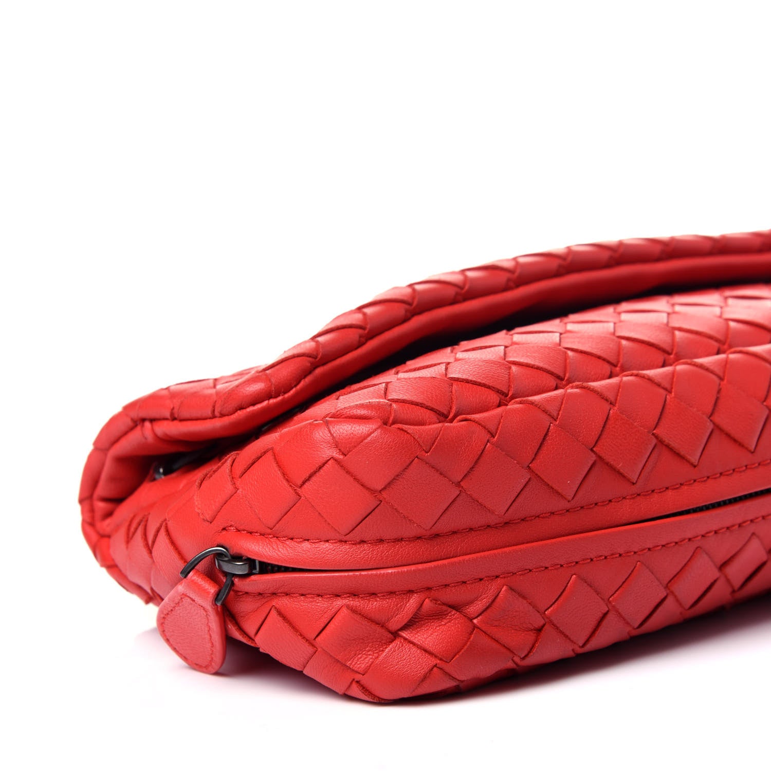 Bottega Veneta Nappa Intrecciato Mini Messenger Bag Red 6 of 16