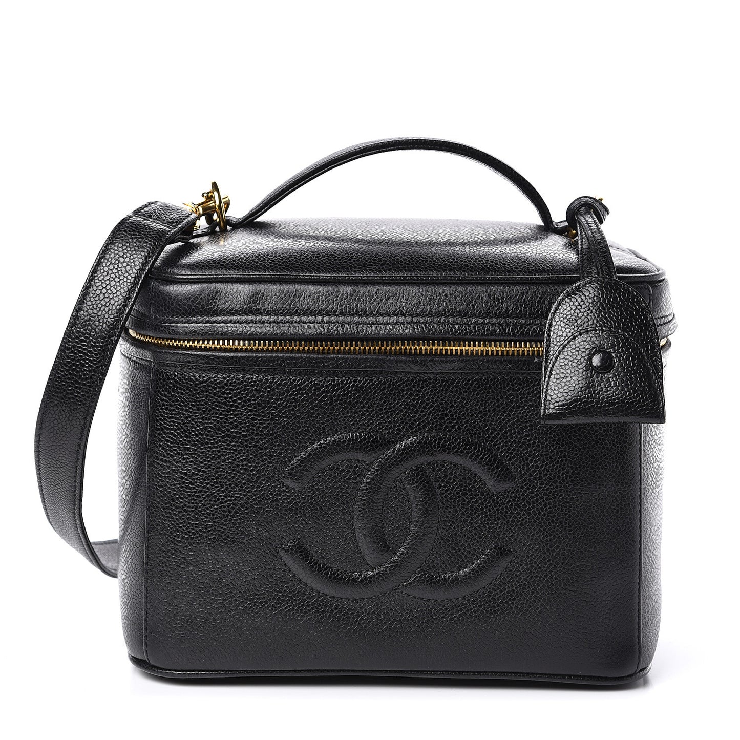 Caviar CC Vanity Train Case Black