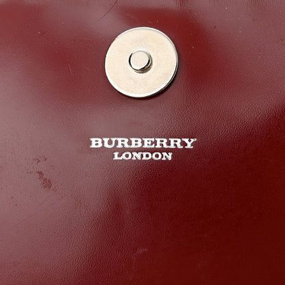 Burberry Haymarket Check Shoulder Bag Military Red 6 of 10