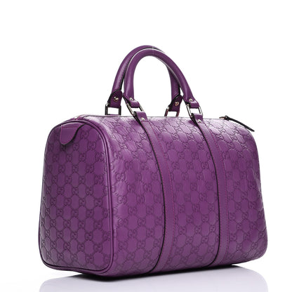 Gucci Guccissima Medium Joy Boston Purple 3 of 7