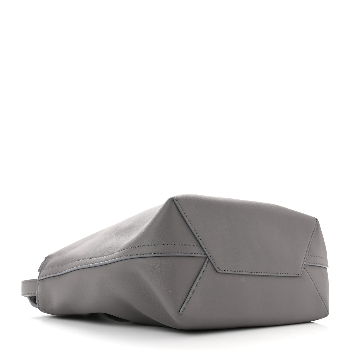 Calfskin Megazip Tote Grey