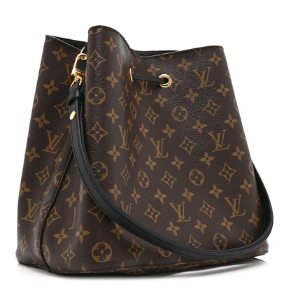 Louis Vuitton Monogram Neonoe MM Black 3 of 10